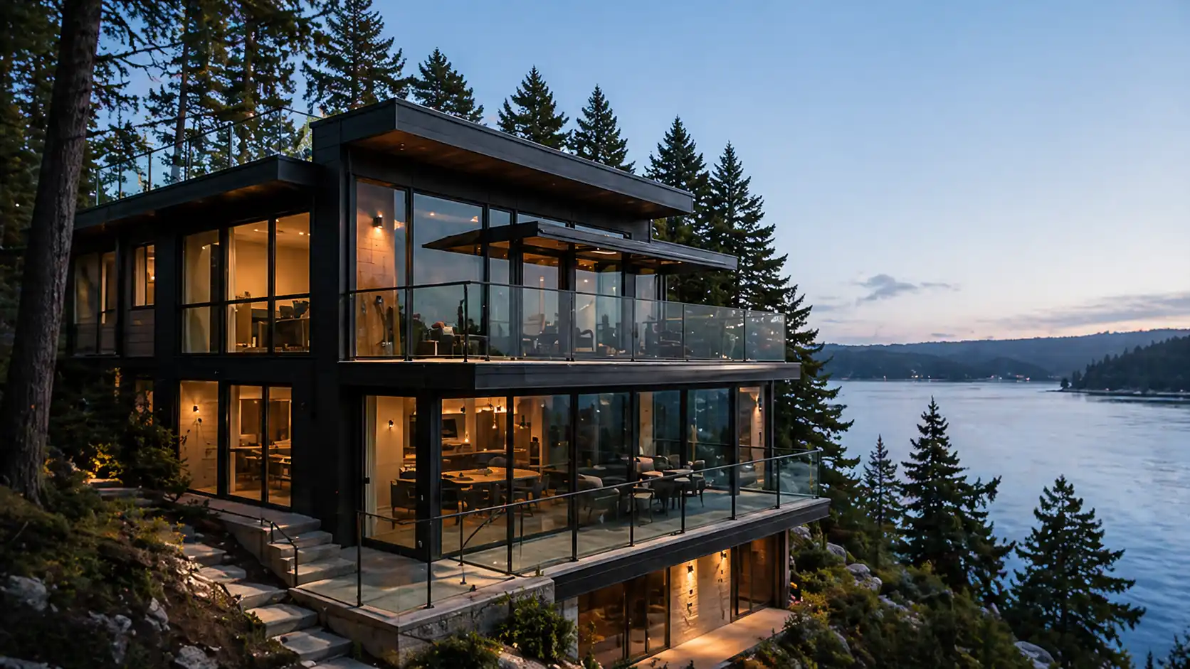 Glass storefront and railing project
